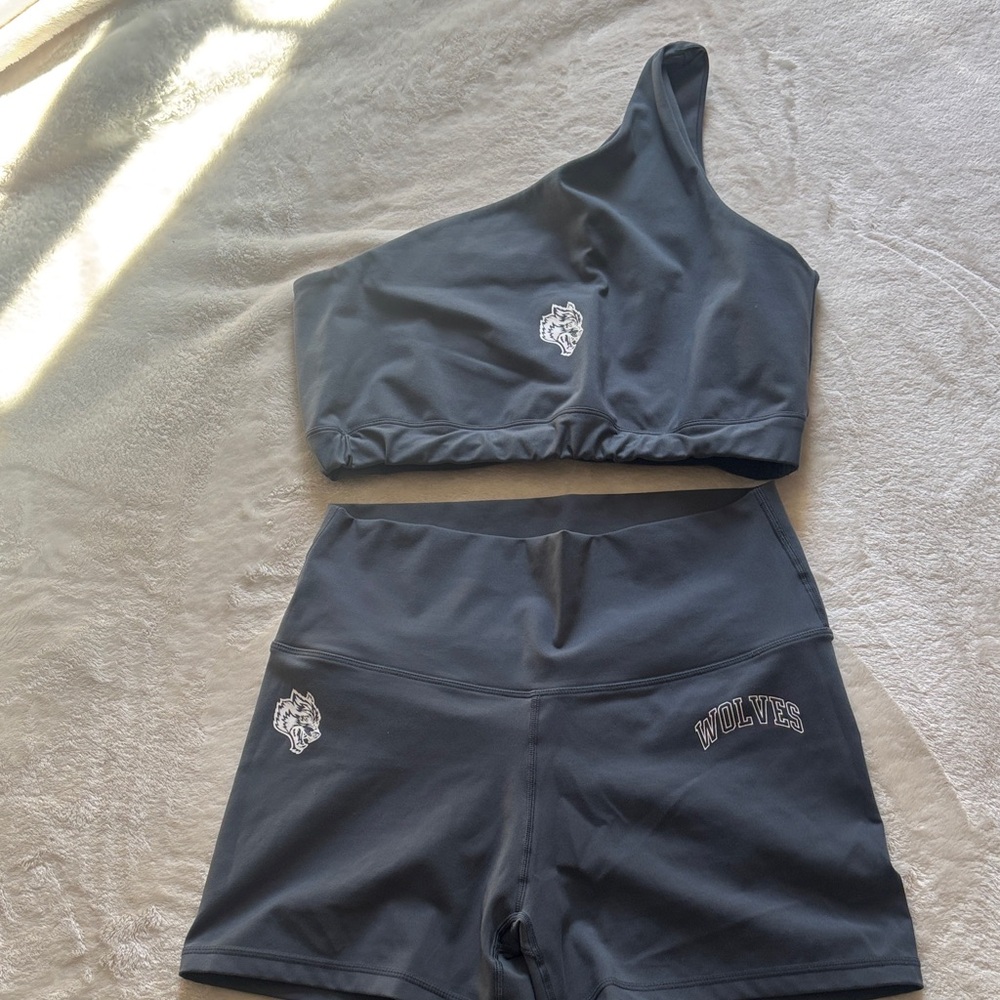 Darc Sport Gray Athletic Shorts and Top Set